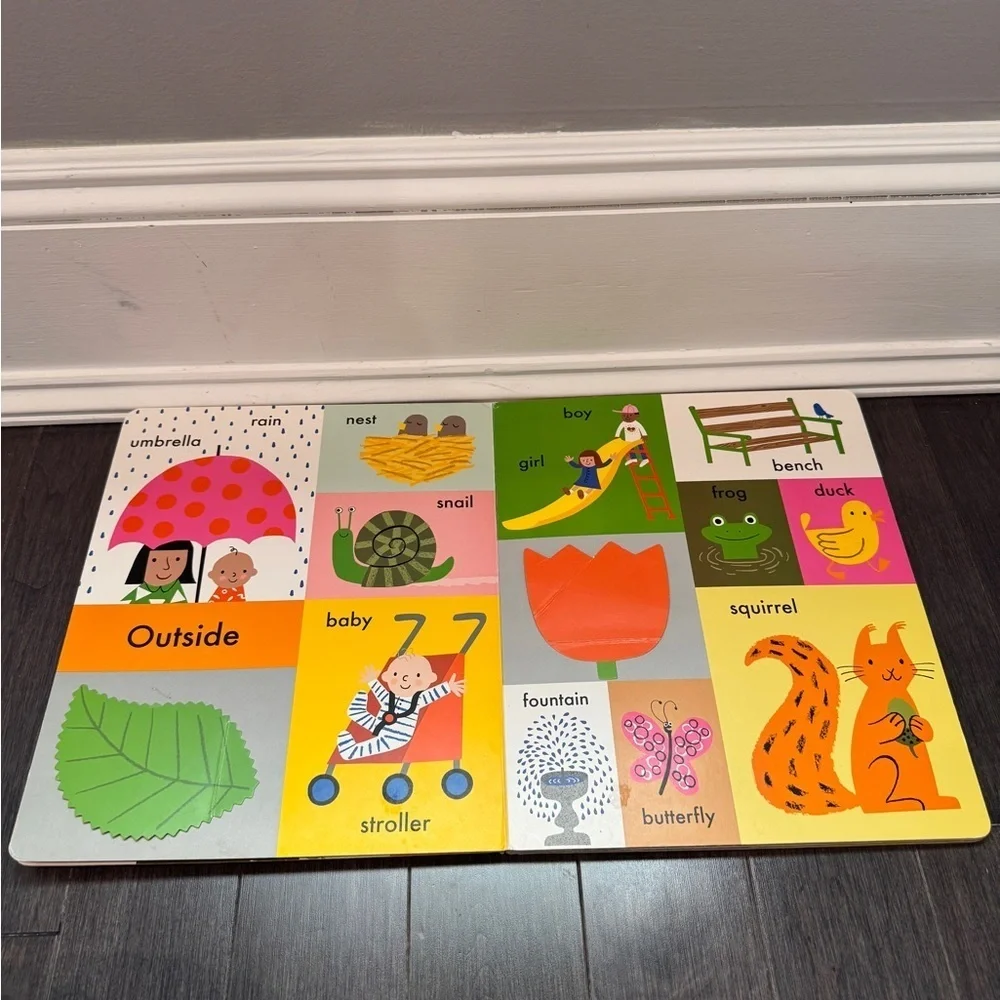 100 First Words Lift-the-Flap Book - Multicolor Baby Toddler Kids